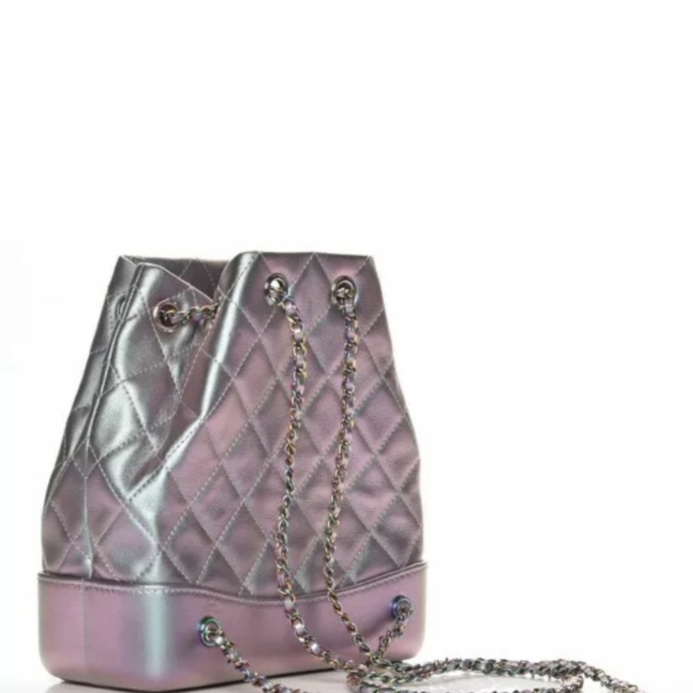 CHANEL Iridescent Quilted Gabrielle Backpack - Picture 6 of 9
